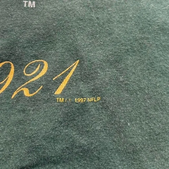 Green Bay Packers 1997 NFL T Shirt Vintage CSA Tee XL - Picture 4 of 6